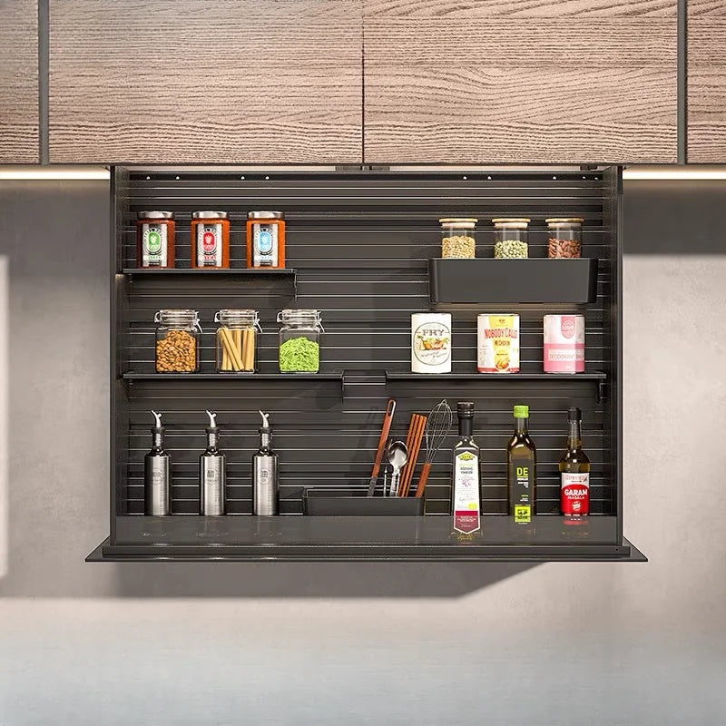 Intelligenter elektrischer hängender Schrank Hebe korb Küchen schrank vertikaler Pulldown-Rack