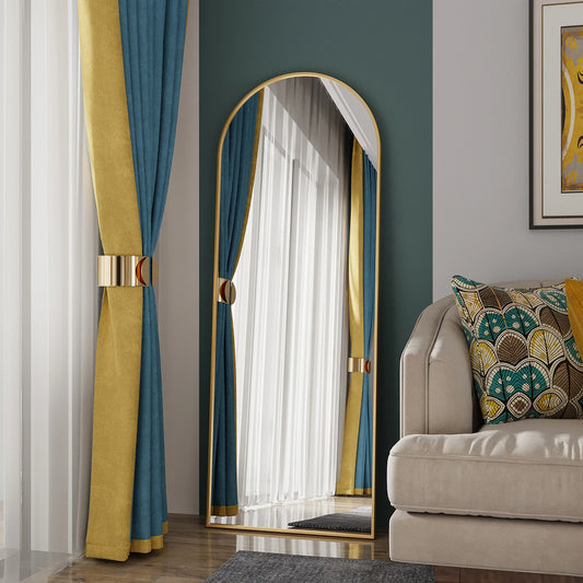 Full Length Mirror 162 x 53 cm,Floor Mirror, Tempered glass Large Mirror for Bedroom Living Room Hallway Bathroom
