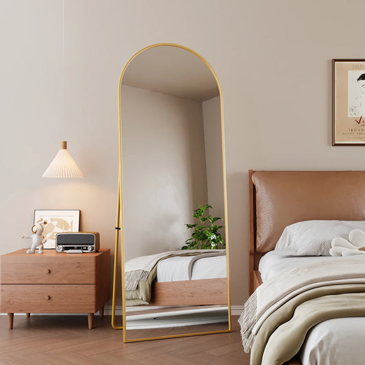 Full Length Mirror 162 x 53 cm,Floor Mirror, Tempered glass Large Mirror for Bedroom Living Room Hallway Bathroom