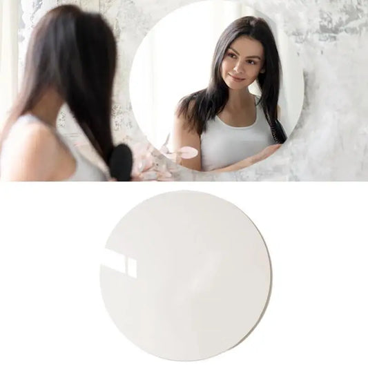 Acrylspiegel für die Wand, rahmenlose Badezimmer-Wandspiegel-Aufkleber, selbstklebende Badezimmer-Kosmetikspiegel, wasserdichte Raum-Wanddekoration